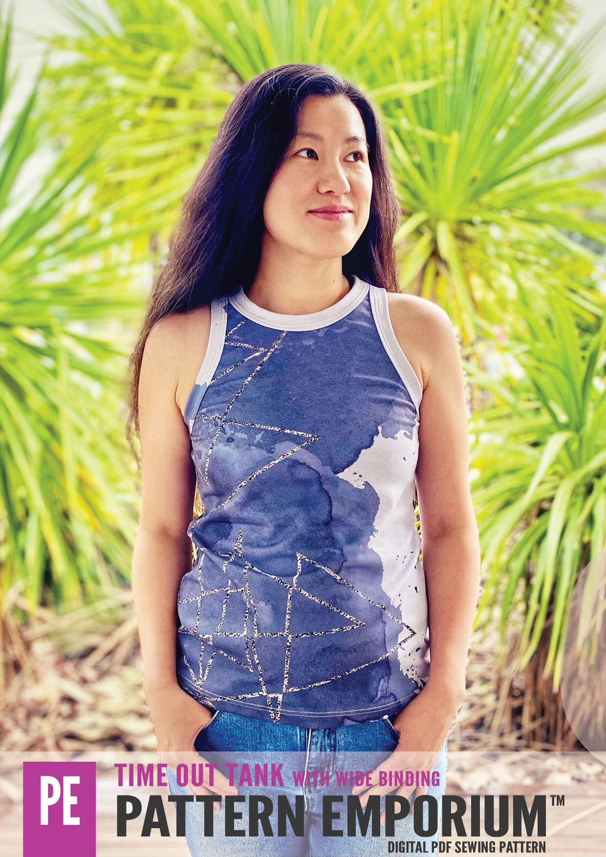 Time Out | Wide Binding Tank PDF Sewing Pattern - Image 21