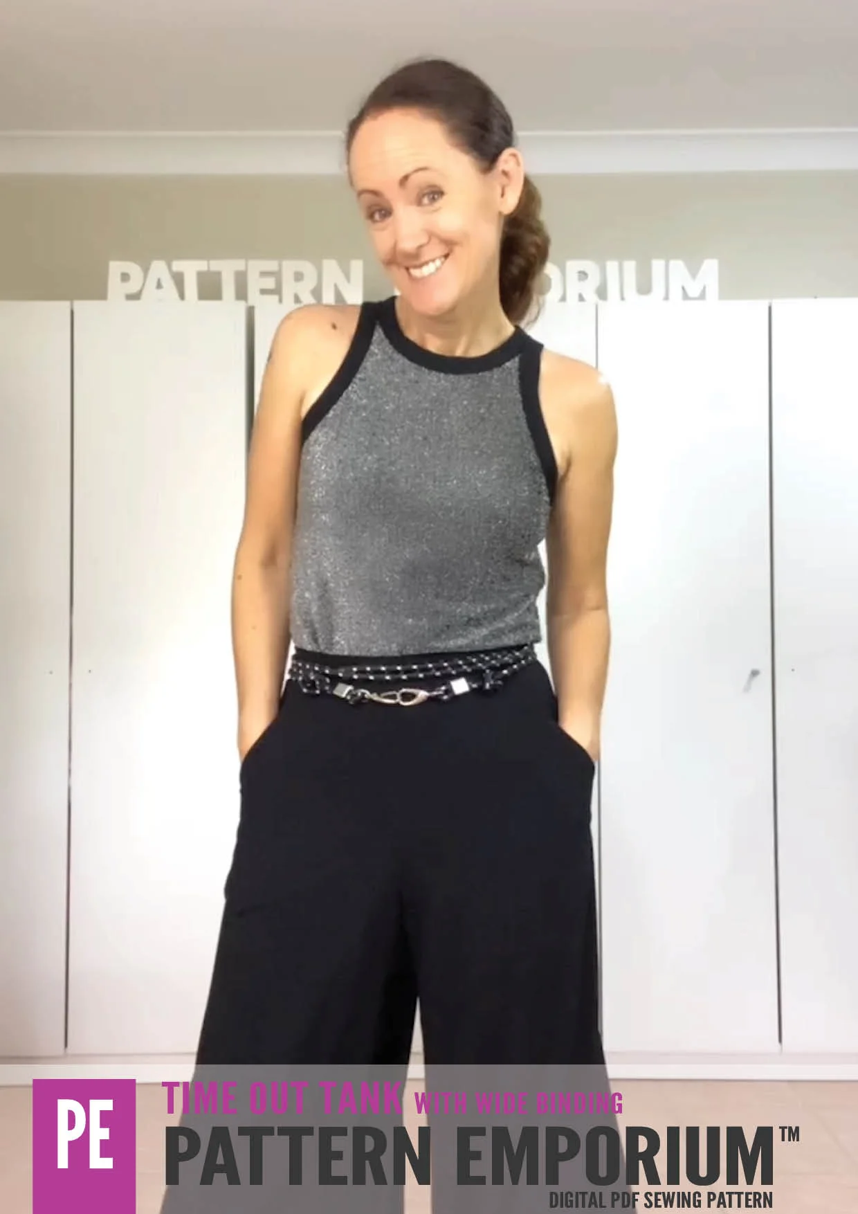 Time Out | Wide Binding Tank PDF Sewing Pattern - Image 34