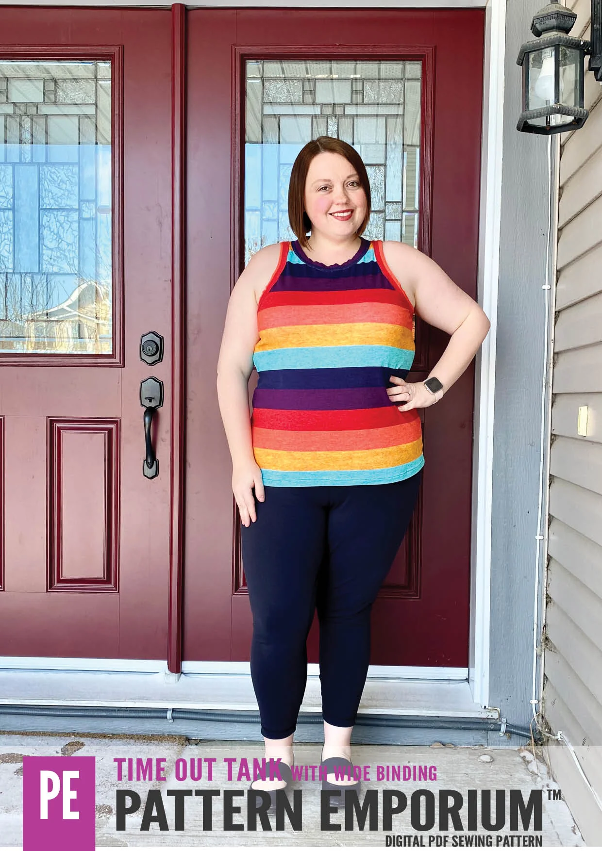 Time Out | Wide Binding Tank PDF Sewing Pattern - Image 40