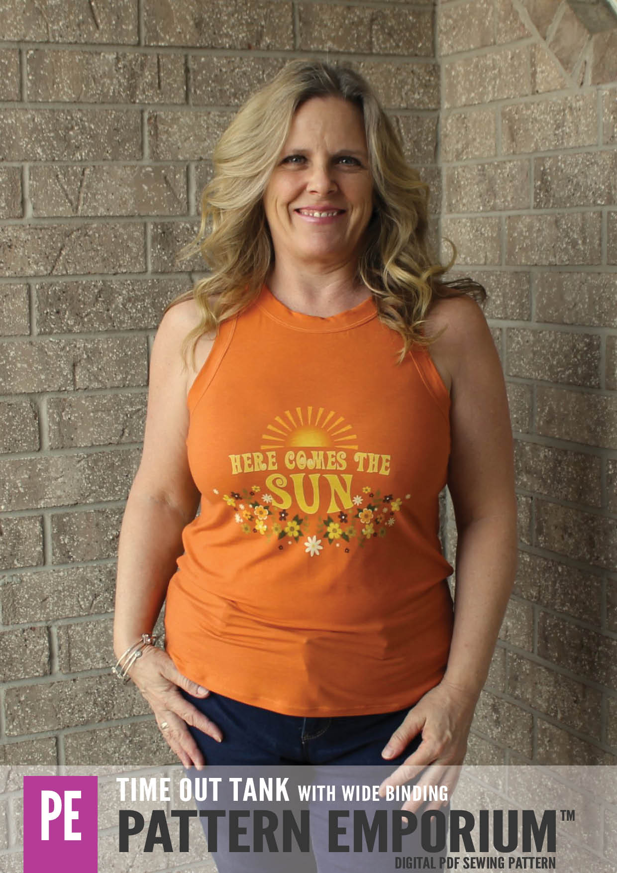 Time Out | Wide Binding Tank PDF Sewing Pattern - Image 50