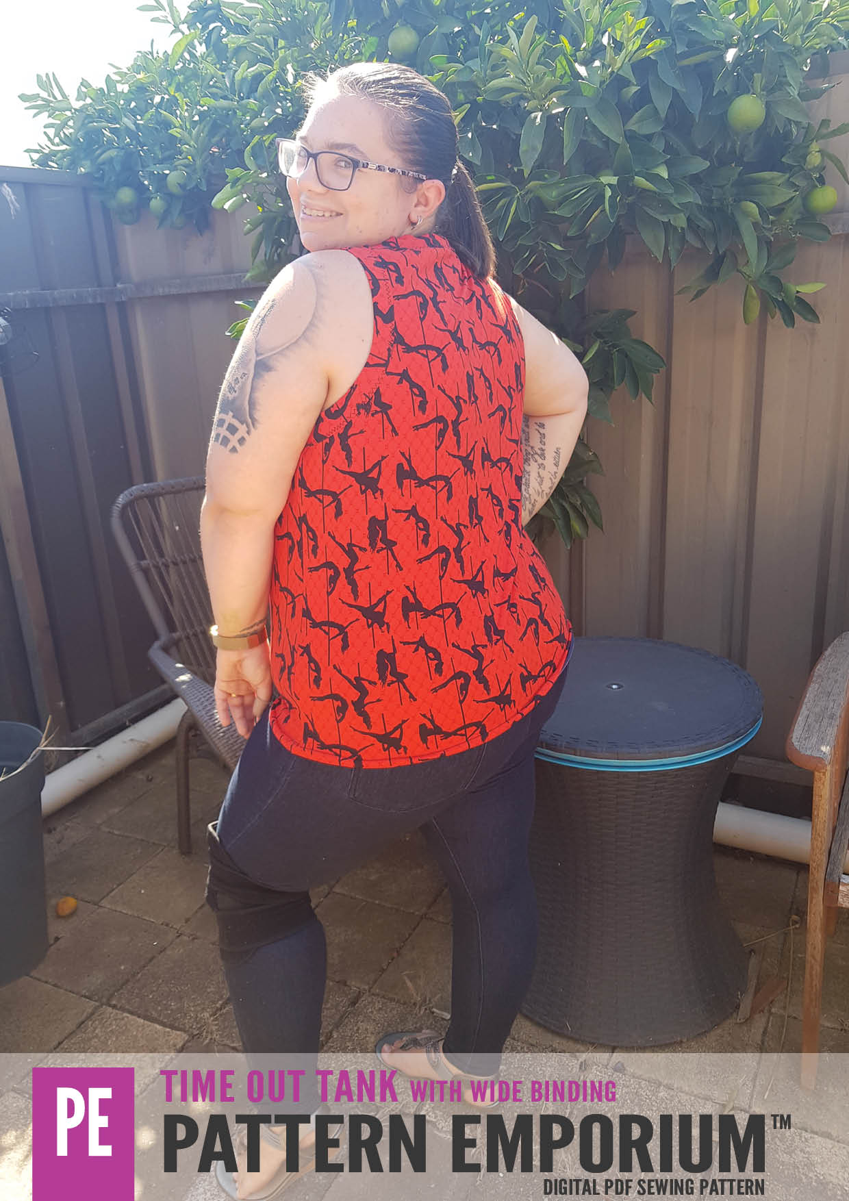 Time Out | Wide Binding Tank PDF Sewing Pattern - Image 76