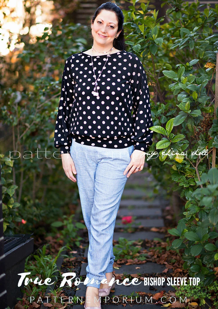True Romance | Bishop Sleeve Top PDF  Pattern - Image 20