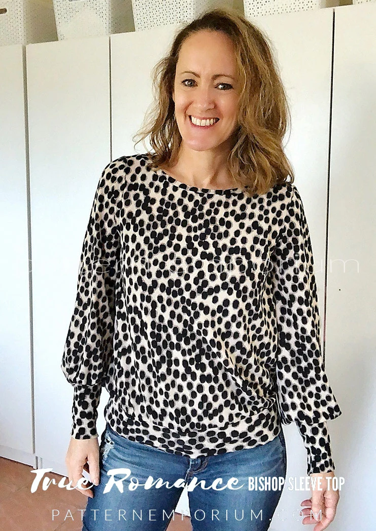 True Romance | Bishop Sleeve Top PDF  Pattern - Image 5