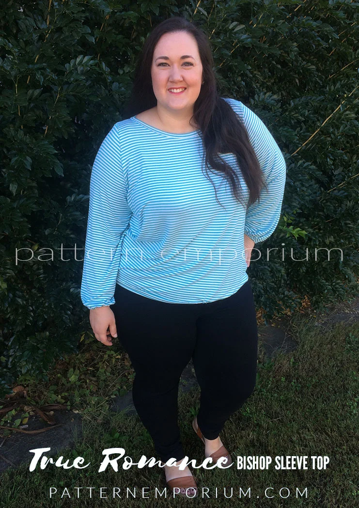 True Romance | Bishop Sleeve Top PDF  Pattern - Image 56