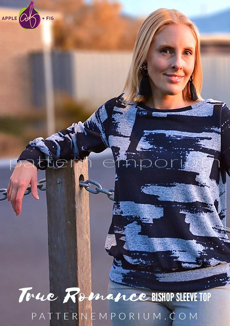 True Romance | Bishop Sleeve Top PDF  Pattern - Image 8