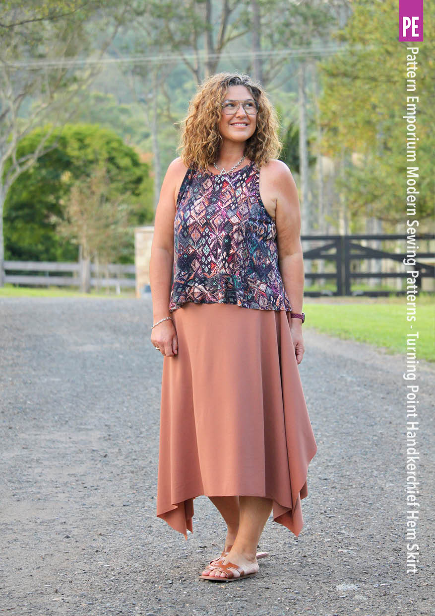 Turning Point | Handkerchief Hem Skirt PDF Sewing Pattern - Image 10
