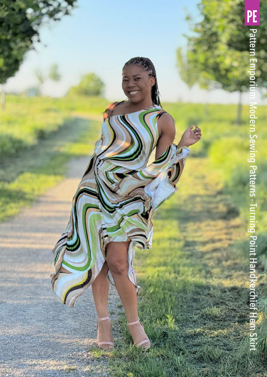 Turning Point | Handkerchief Hem Skirt PDF Sewing Pattern - Image 21