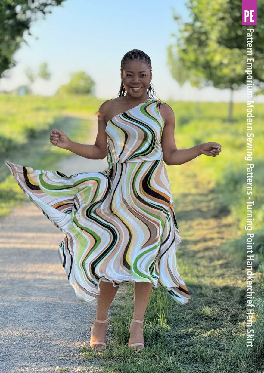 Turning Point | Handkerchief Hem Skirt PDF Sewing Pattern - Image 22