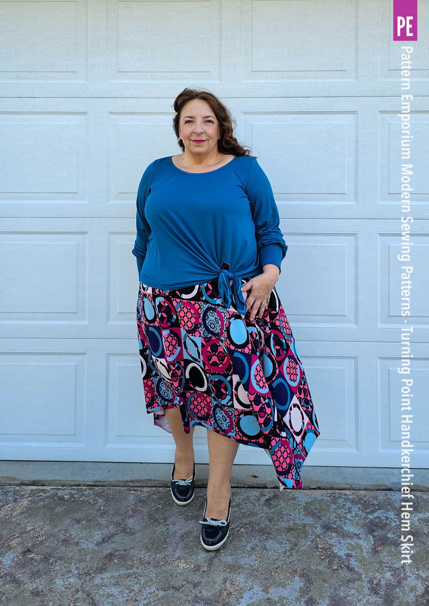 Turning Point | Handkerchief Hem Skirt PDF Sewing Pattern - Image 28