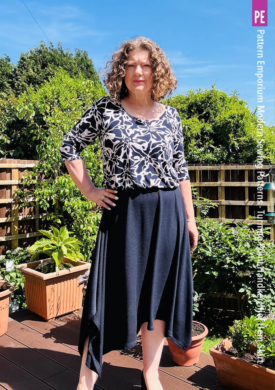 Turning Point | Handkerchief Hem Skirt PDF Sewing Pattern - Image 38