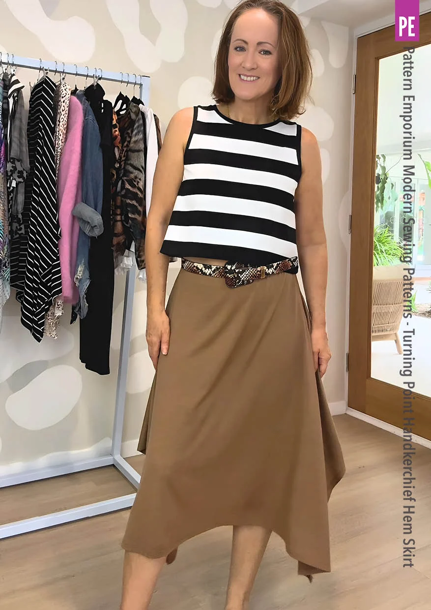 Turning Point | Handkerchief Hem Skirt PDF Sewing Pattern - Image 46