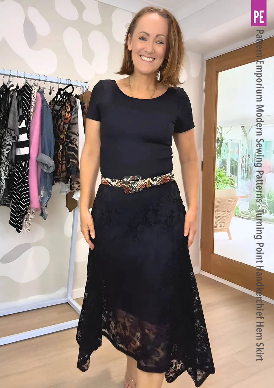 Turning Point | Handkerchief Hem Skirt PDF Sewing Pattern - Image 47