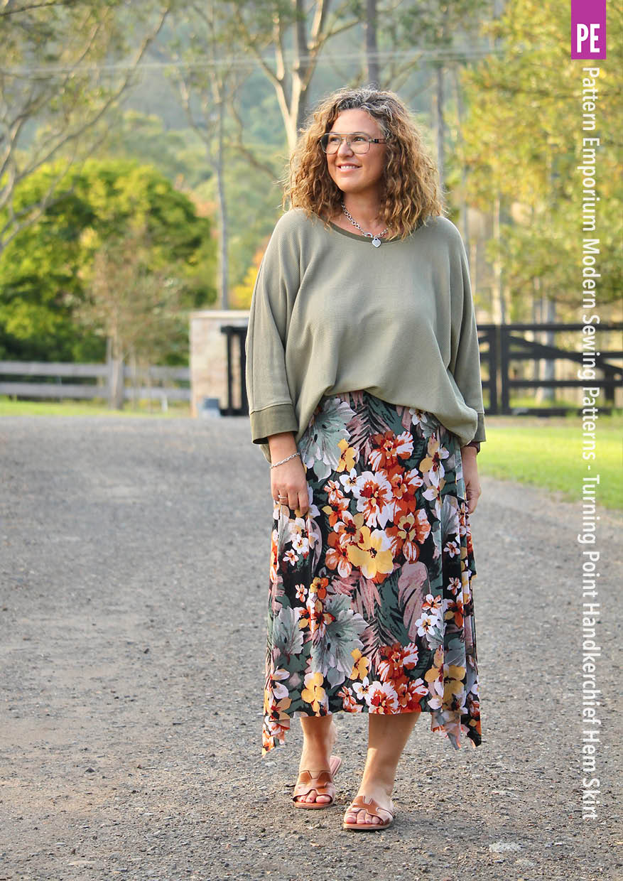 Turning Point | Handkerchief Hem Skirt PDF Sewing Pattern - Image 5