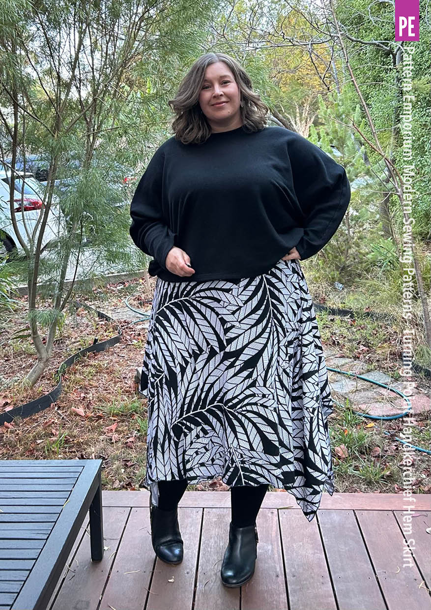 Turning Point | Handkerchief Hem Skirt PDF Sewing Pattern - Image 53