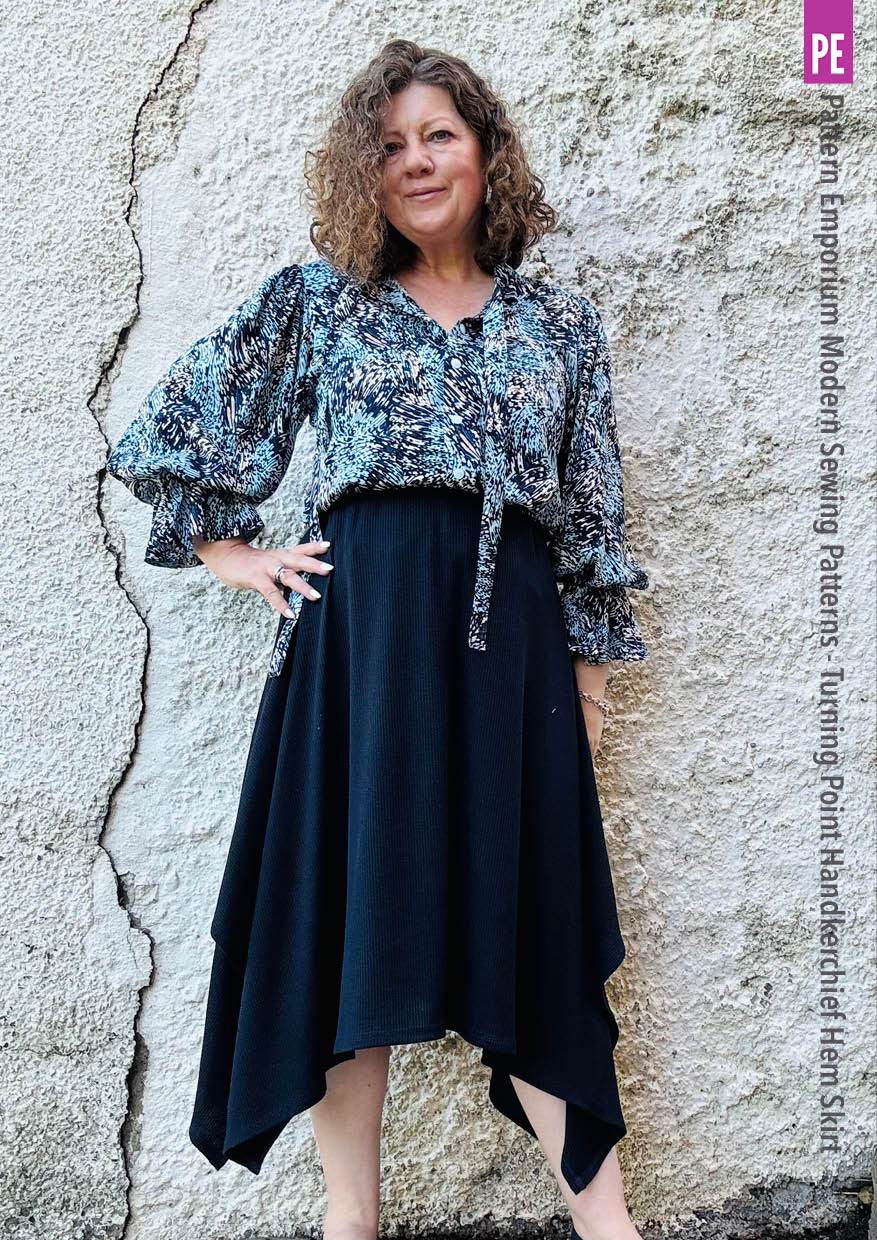 Turning Point | Handkerchief Hem Skirt PDF Sewing Pattern - Image 54