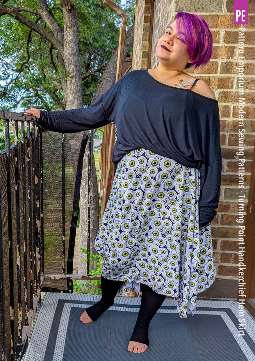 Turning Point | Handkerchief Hem Skirt PDF Sewing Pattern - Image 55