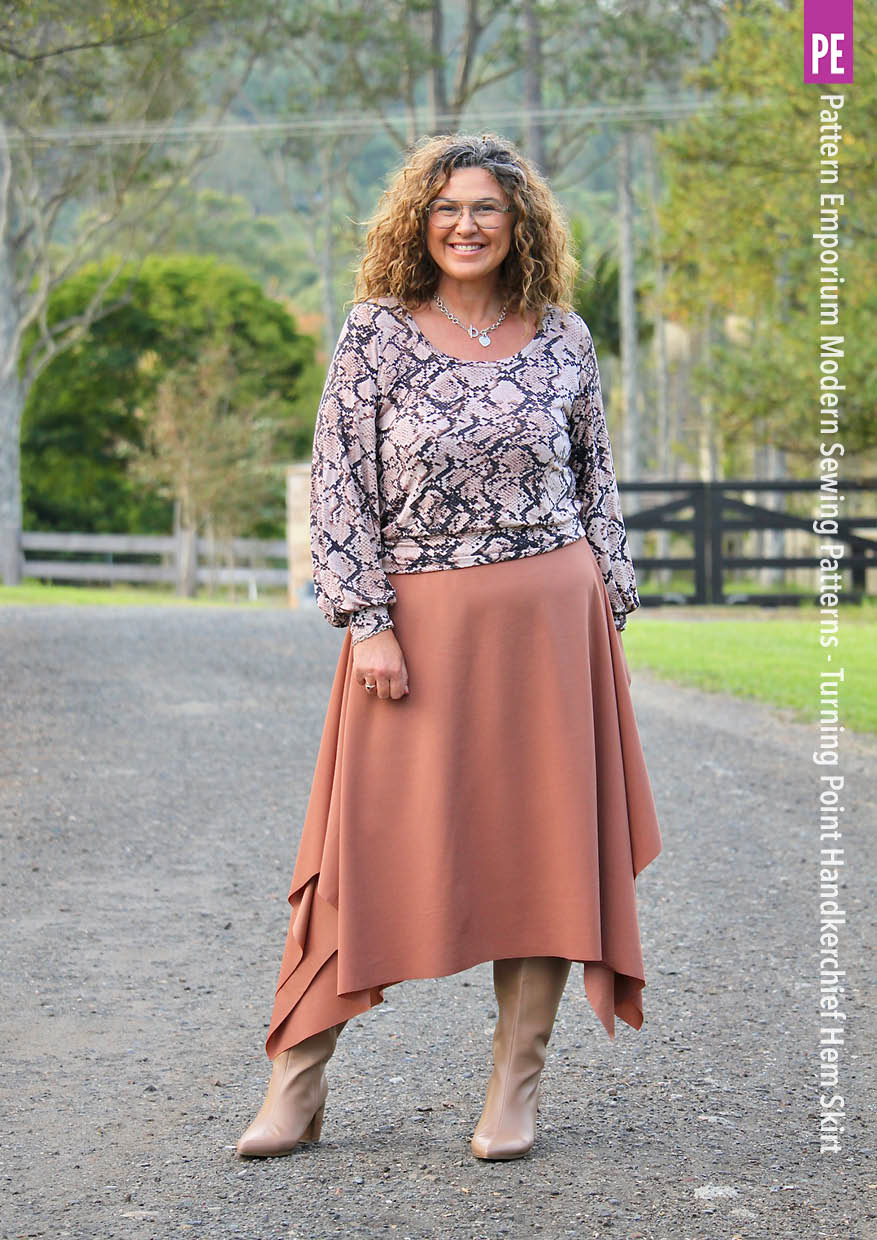 Turning Point | Handkerchief Hem Skirt PDF Sewing Pattern - Image 7