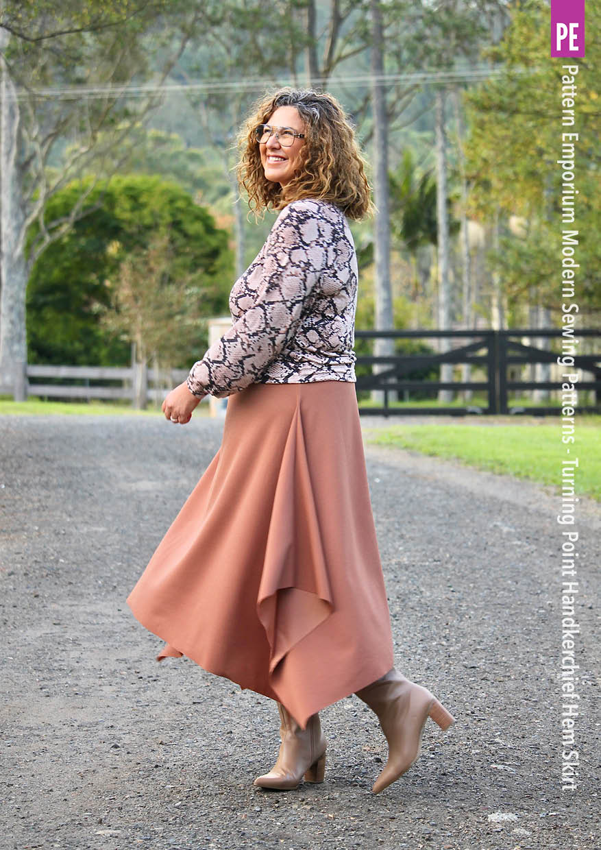 Turning Point | Handkerchief Hem Skirt PDF Sewing Pattern - Image 8