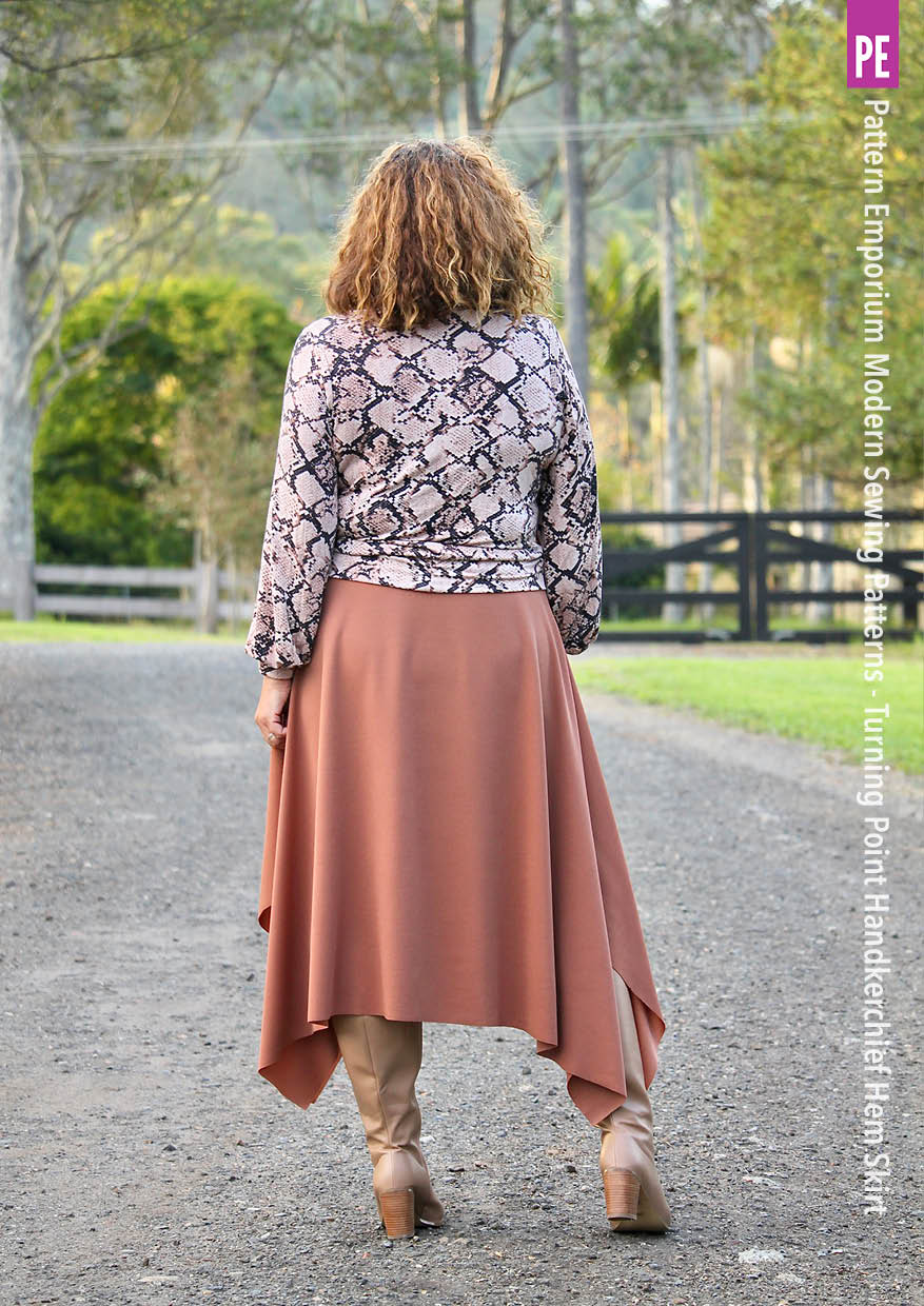 Turning Point | Handkerchief Hem Skirt PDF Sewing Pattern - Image 9