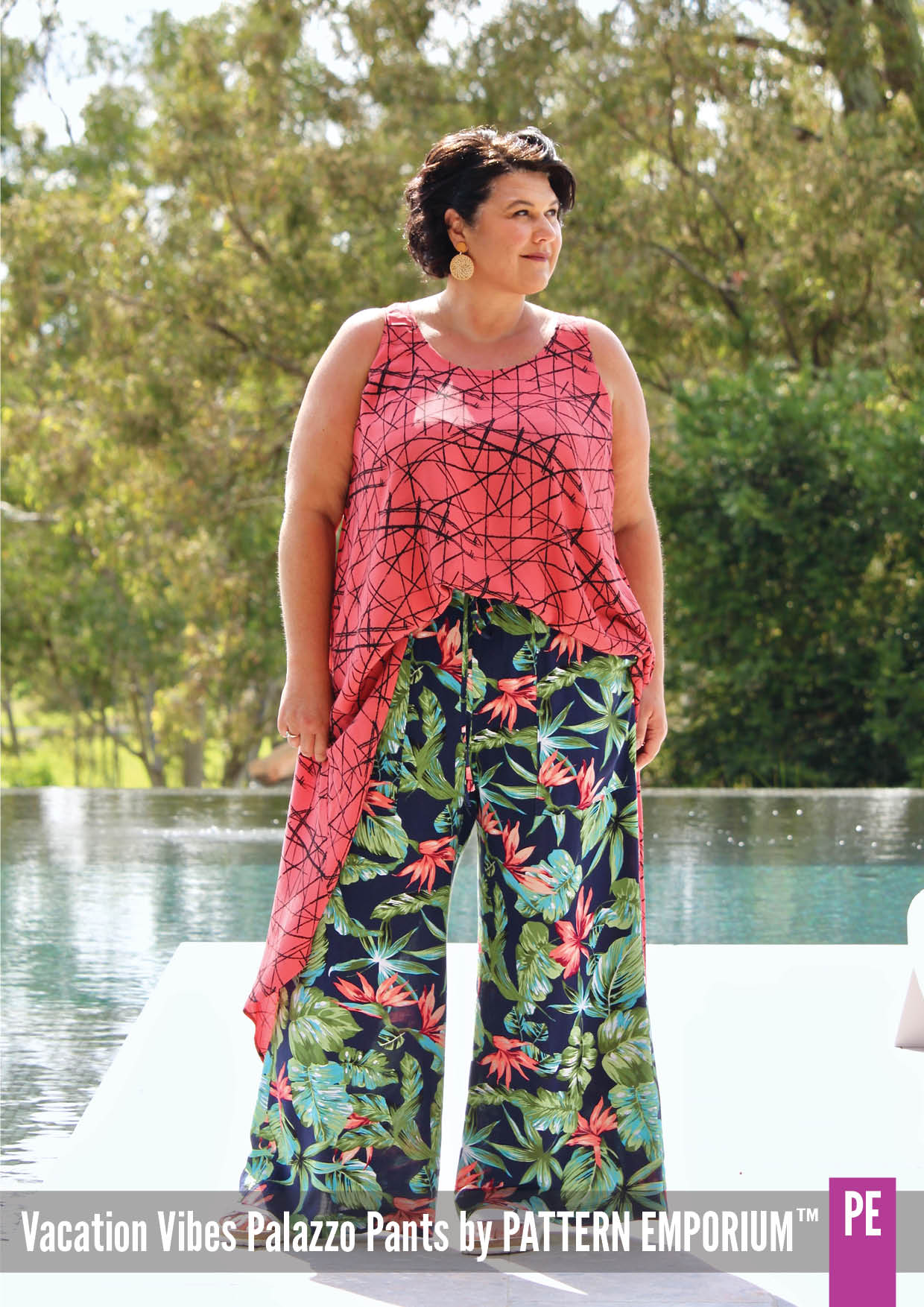 Vacation Vibes | Palazzo Pants PDF Sewing Pattern - Image 102