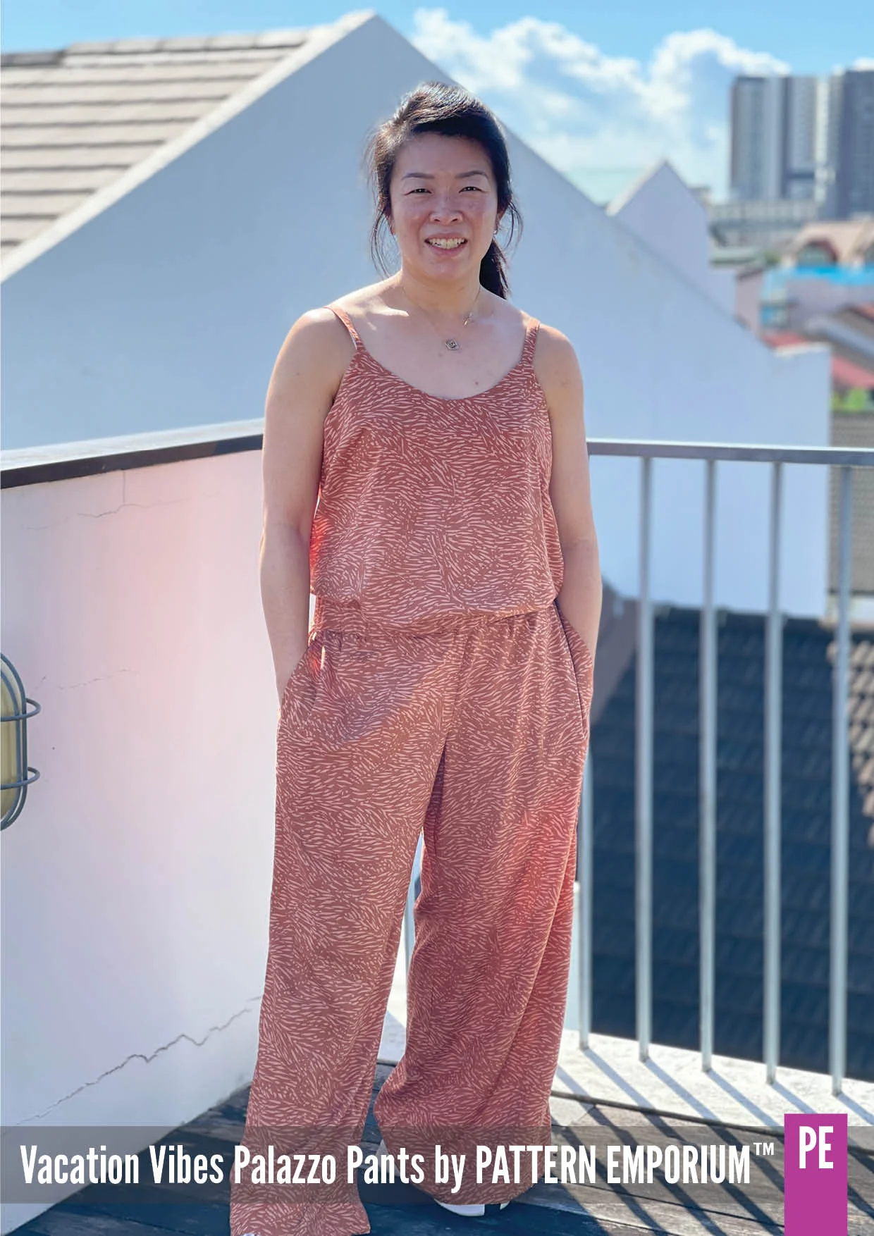 Vacation Vibes | Palazzo Pants PDF Sewing Pattern - Image 16