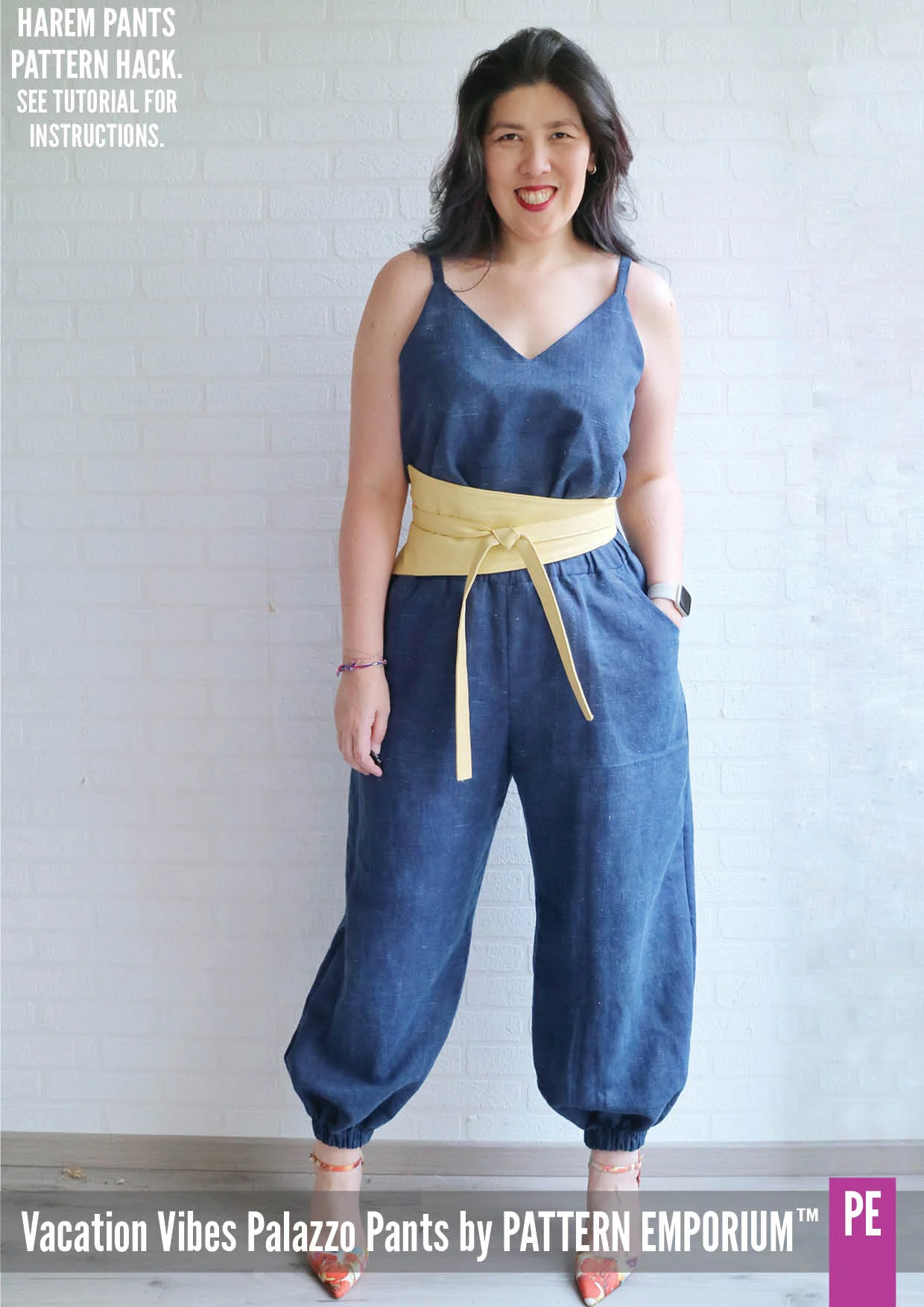 Vacation Vibes | Palazzo Pants PDF Sewing Pattern - Image 21