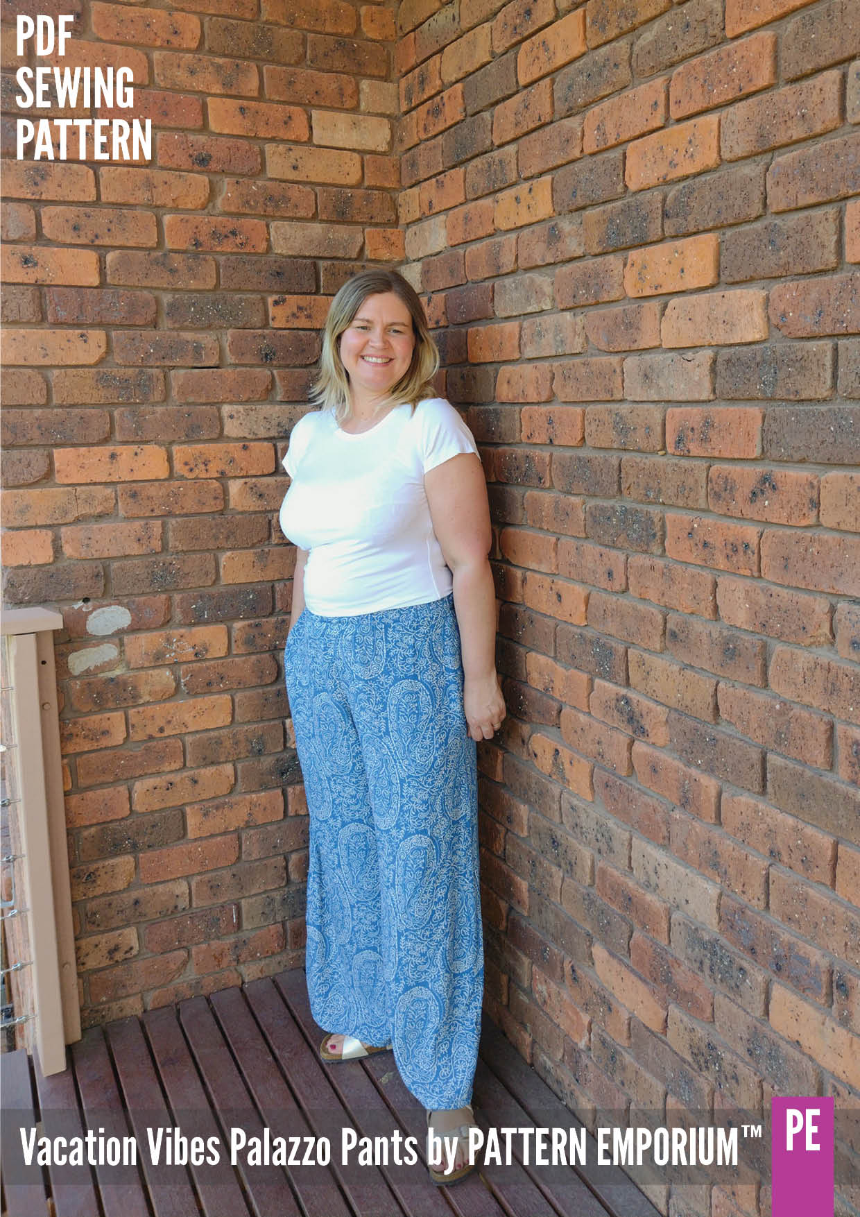 Vacation Vibes | Palazzo Pants PDF Sewing Pattern - Image 23