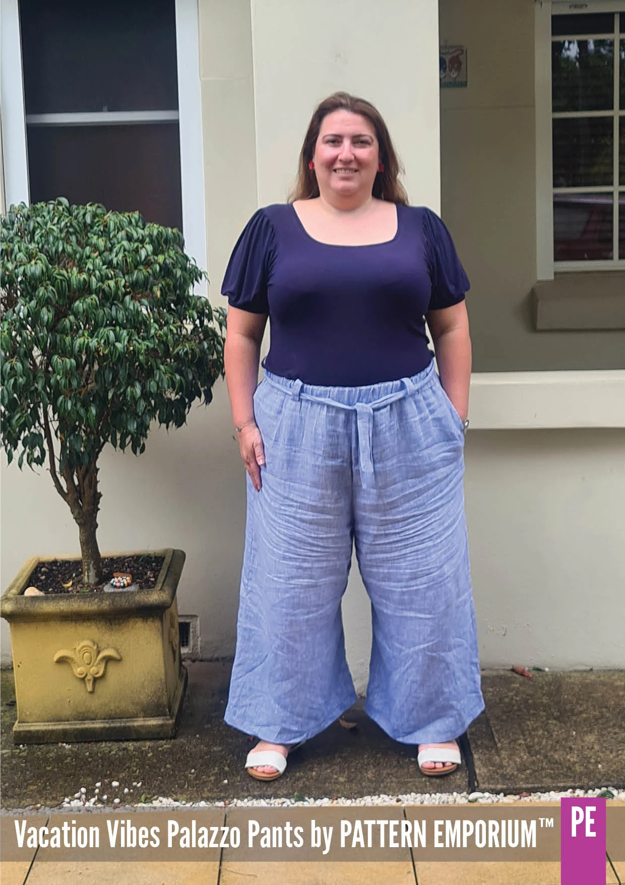 Vacation Vibes | Palazzo Pants PDF Sewing Pattern - Image 30