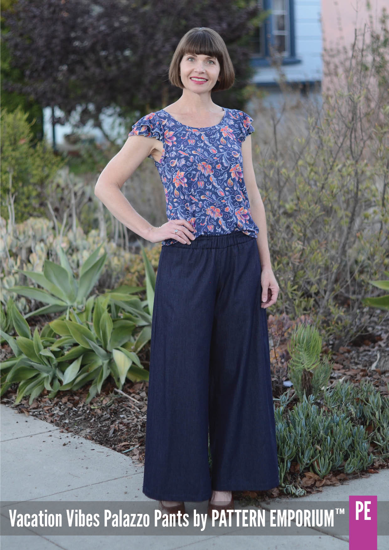 Vacation Vibes | Palazzo Pants PDF Sewing Pattern - Image 43
