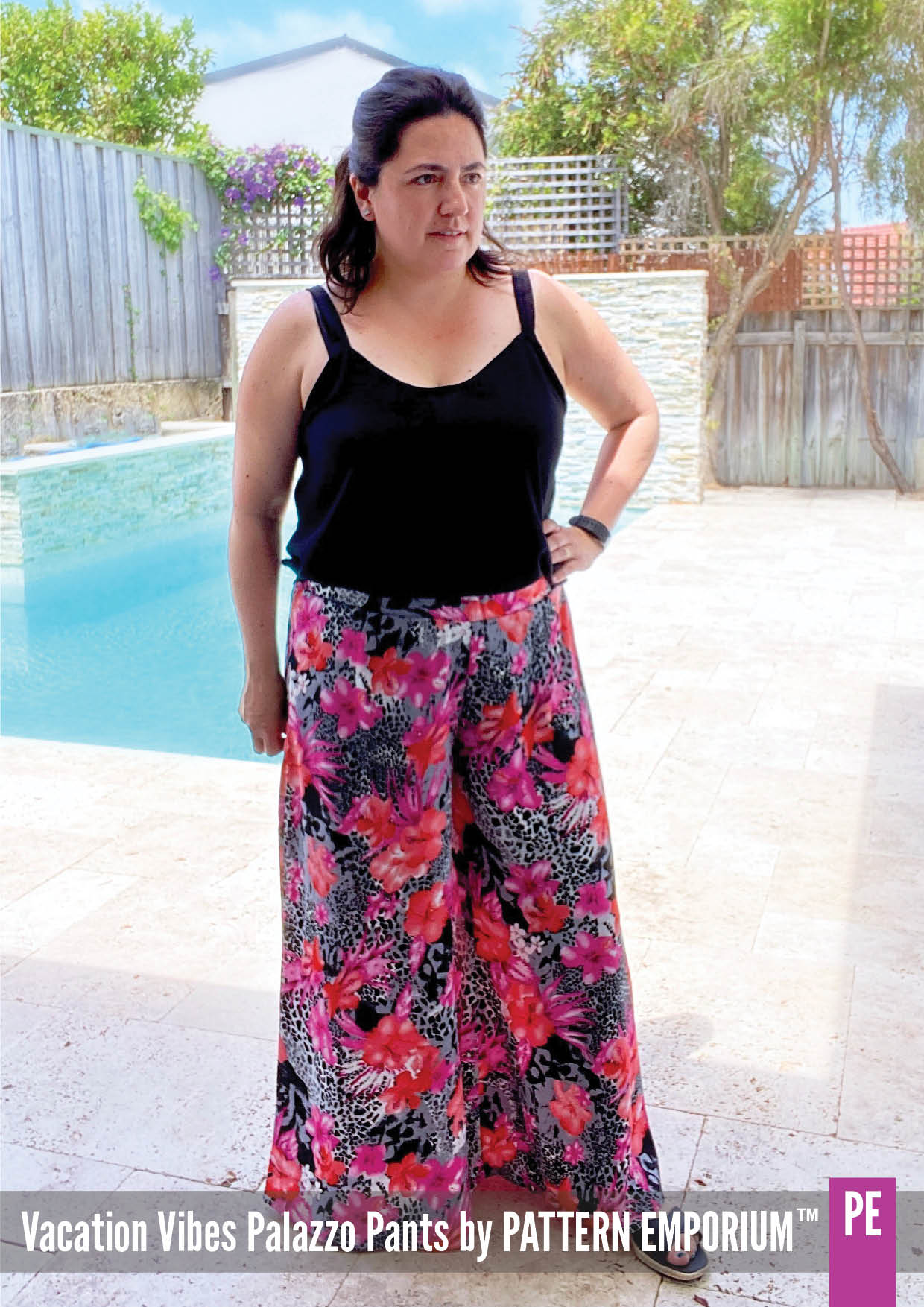 Vacation Vibes | Palazzo Pants PDF Sewing Pattern - Image 53