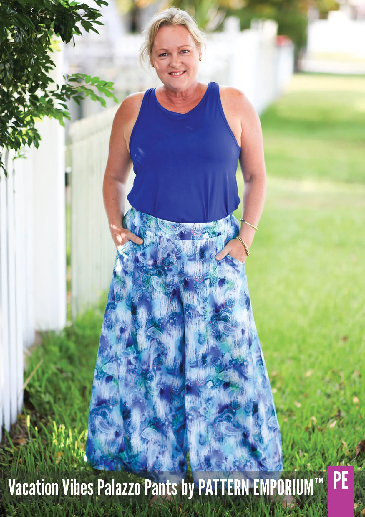 Vacation Vibes | Palazzo Pants PDF Sewing Pattern - Image 8