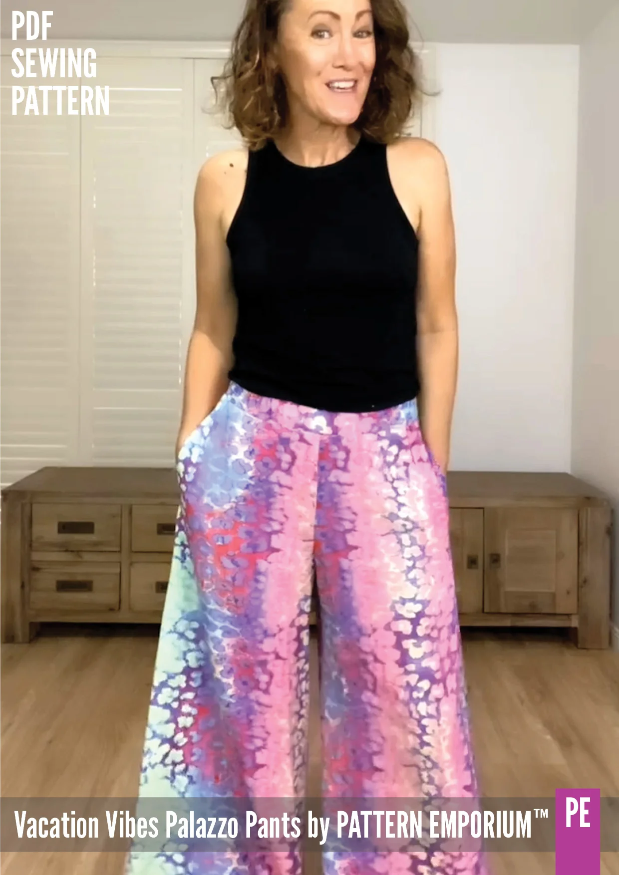Vacation Vibes | Palazzo Pants PDF Sewing Pattern - Image 85