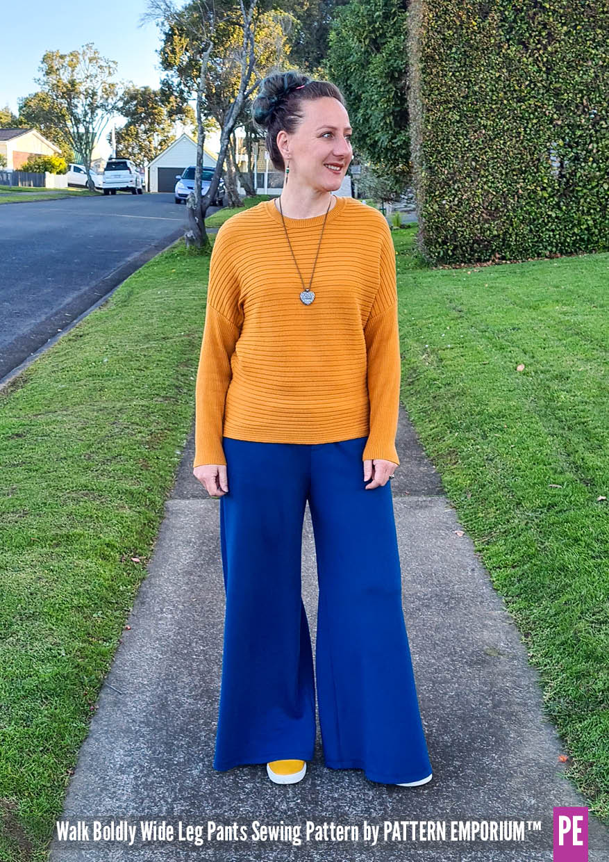 Walk Boldly | Wide Leg Pants PDF Sewing Pattern - Image 102