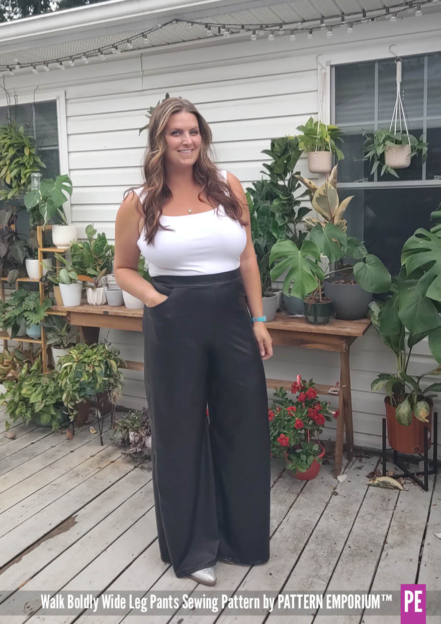 Walk Boldly | Wide Leg Pants PDF Sewing Pattern - Image 19