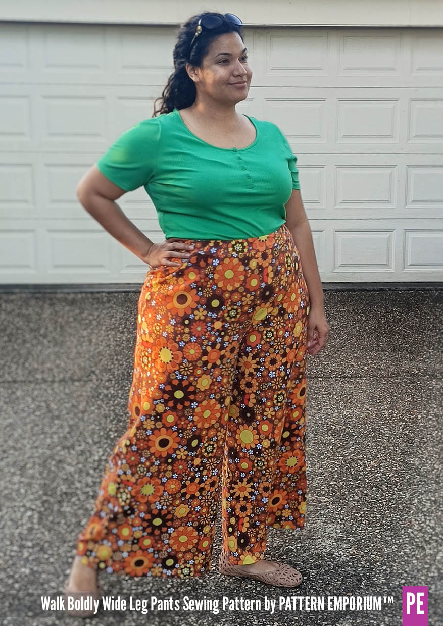 Walk Boldly | Wide Leg Pants PDF Sewing Pattern - Image 22