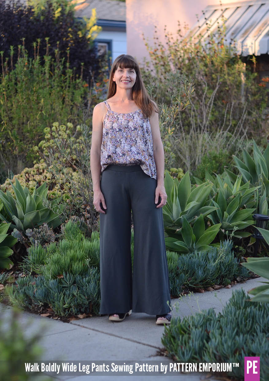 Walk Boldly | Wide Leg Pants PDF Sewing Pattern - Image 30