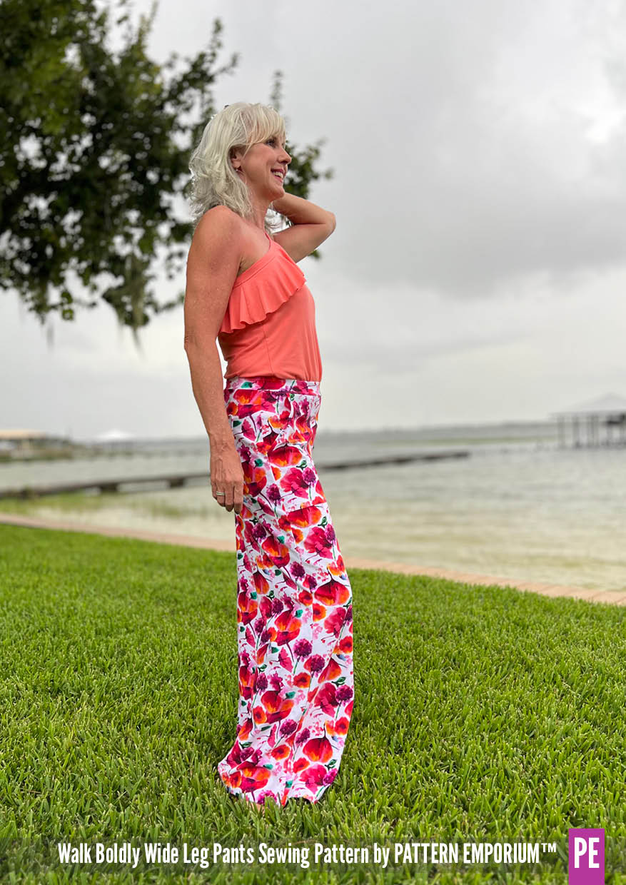 Walk Boldly | Wide Leg Pants PDF Sewing Pattern - Image 33