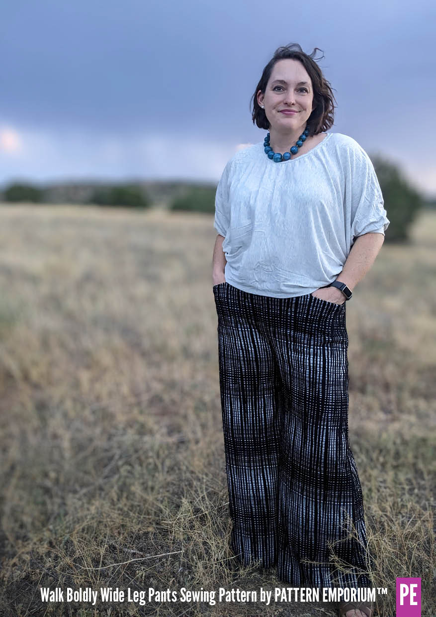 Walk Boldly | Wide Leg Pants PDF Sewing Pattern - Image 34