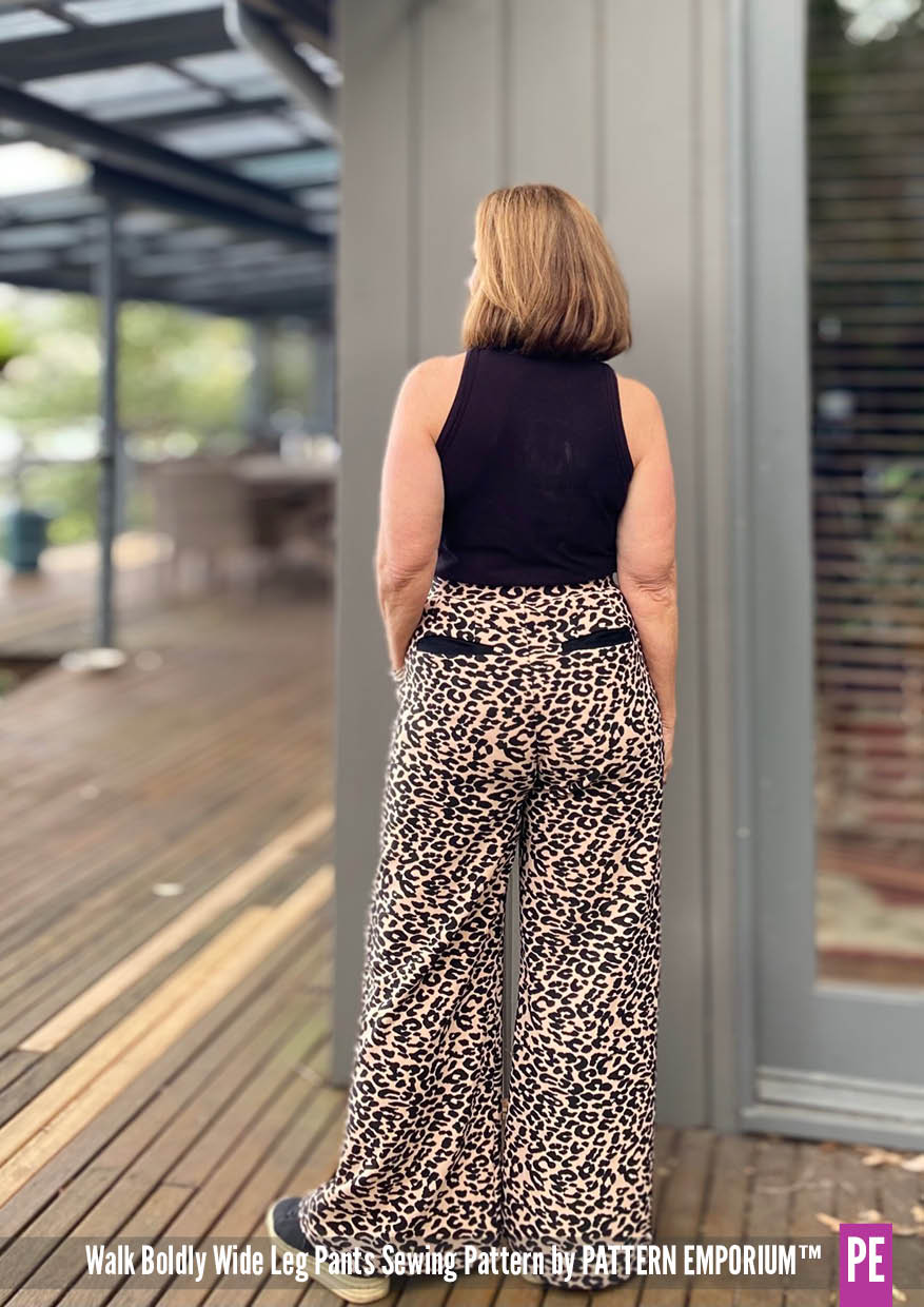 Walk Boldly | Wide Leg Pants PDF Sewing Pattern - Image 61