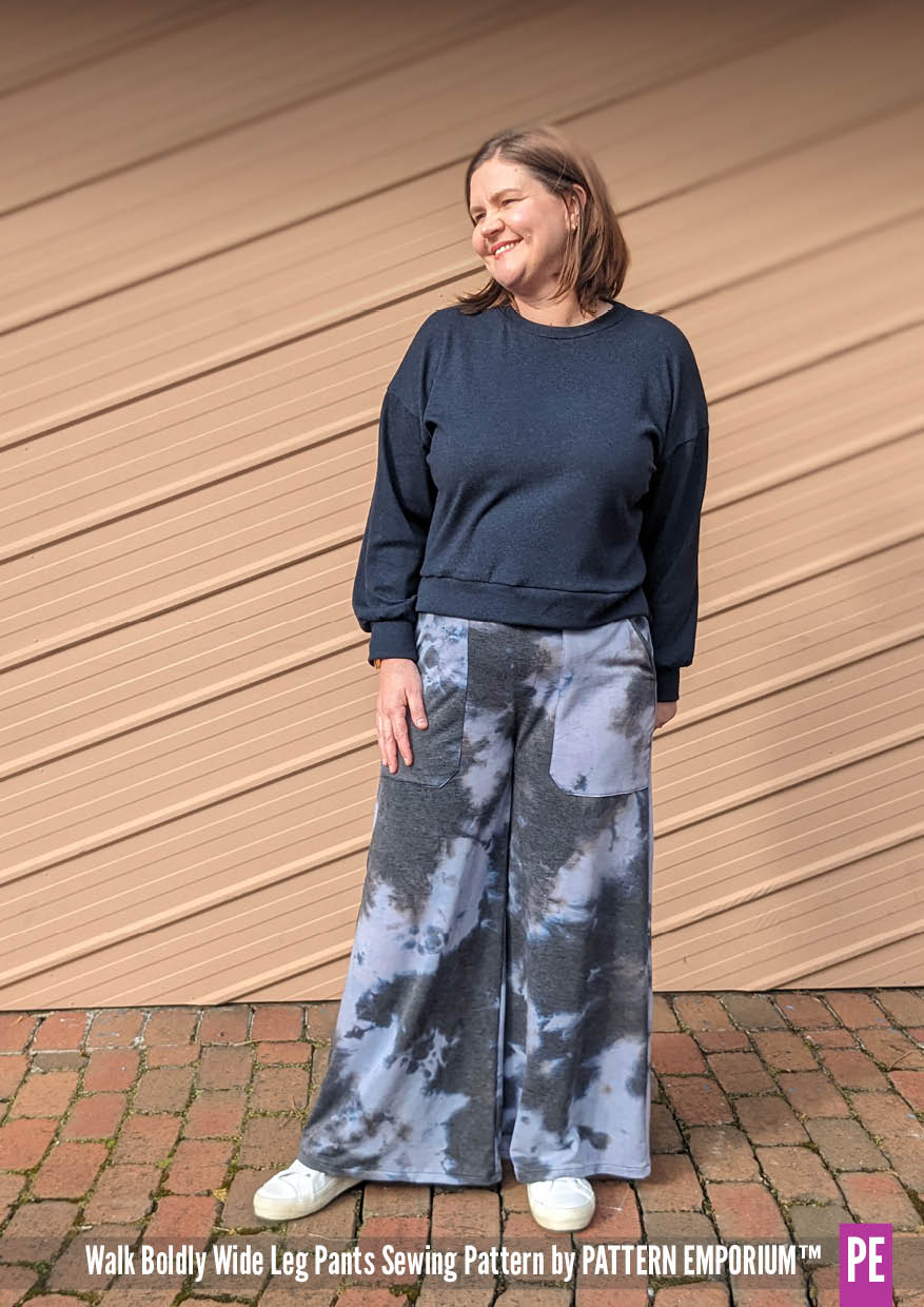 Walk Boldly | Wide Leg Pants PDF Sewing Pattern - Image 73