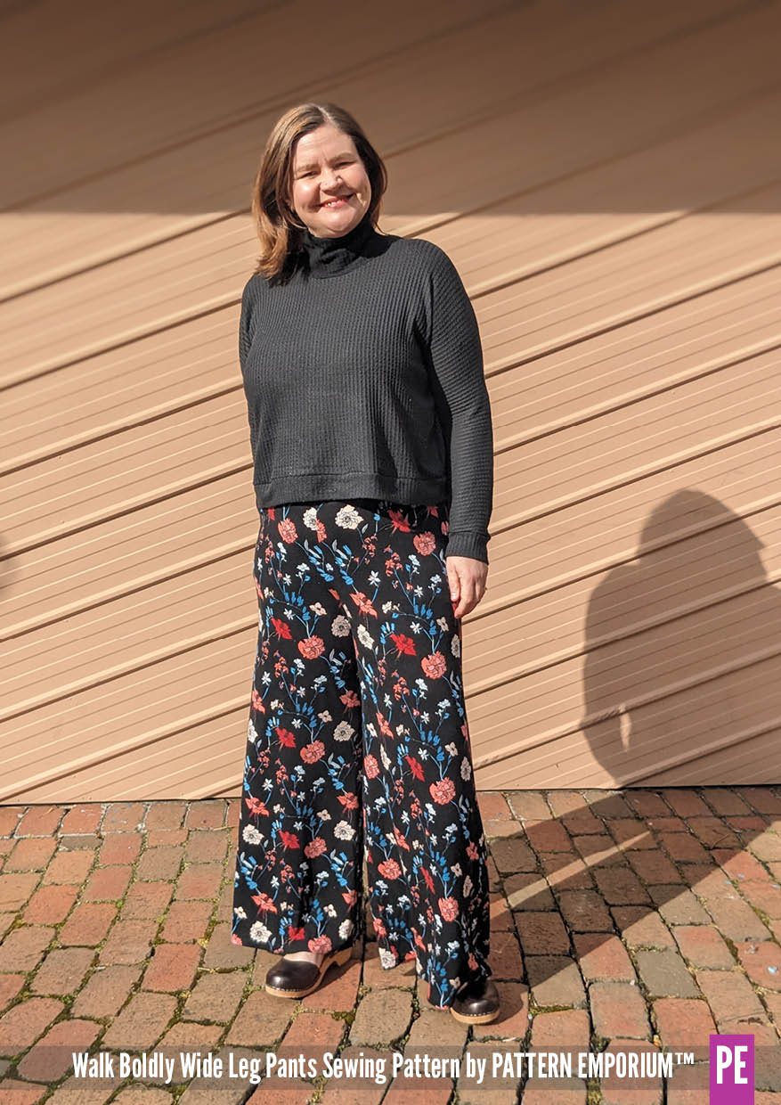 Walk Boldly | Wide Leg Pants PDF Sewing Pattern - Image 75