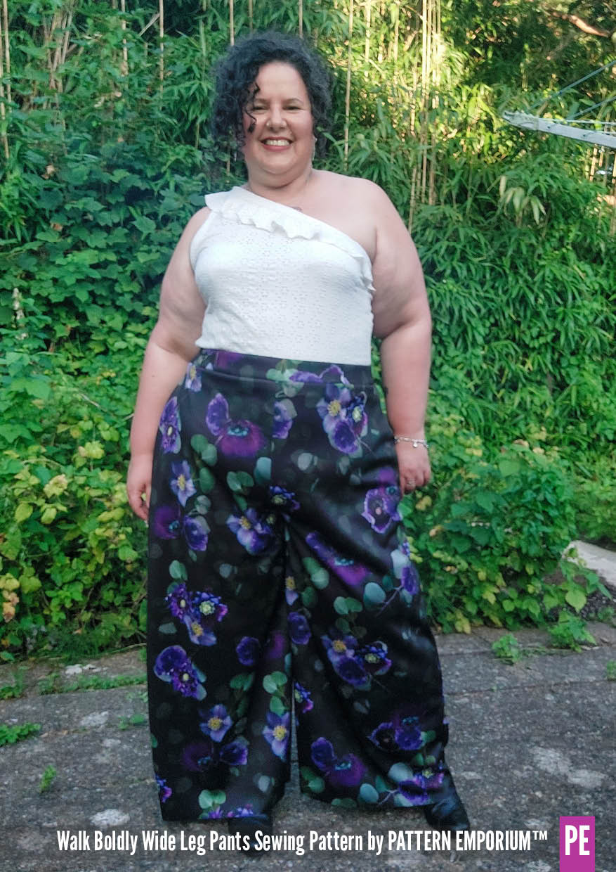 Walk Boldly | Wide Leg Pants PDF Sewing Pattern - Image 82