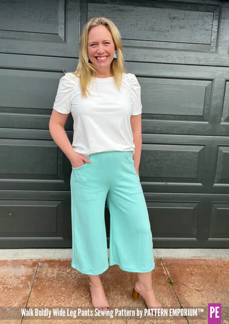 Walk Boldly | Wide Leg Pants PDF Sewing Pattern - Image 84
