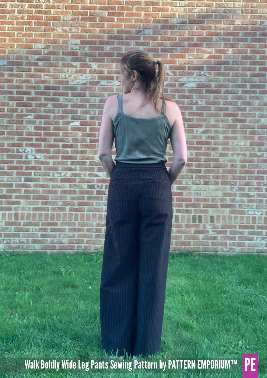 Walk Boldly | Wide Leg Pants PDF Sewing Pattern - Image 97