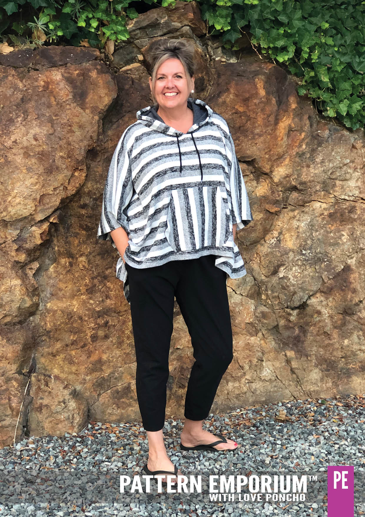 With Love | Poncho PDF Sewing Pattern - Image 112