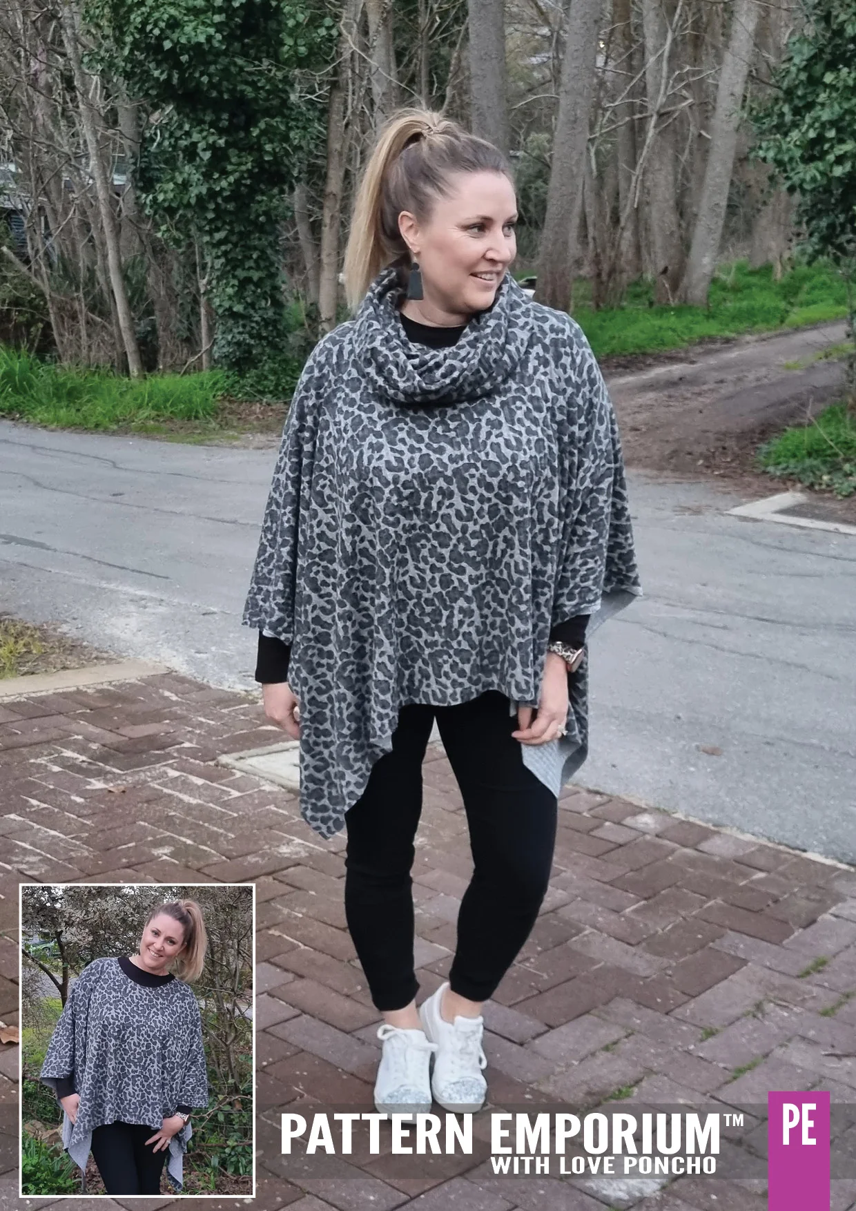 With Love | Poncho PDF Sewing Pattern - Image 28