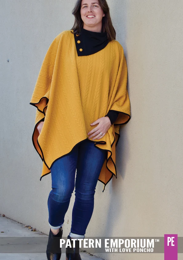 With Love | Poncho PDF Sewing Pattern - Image 35