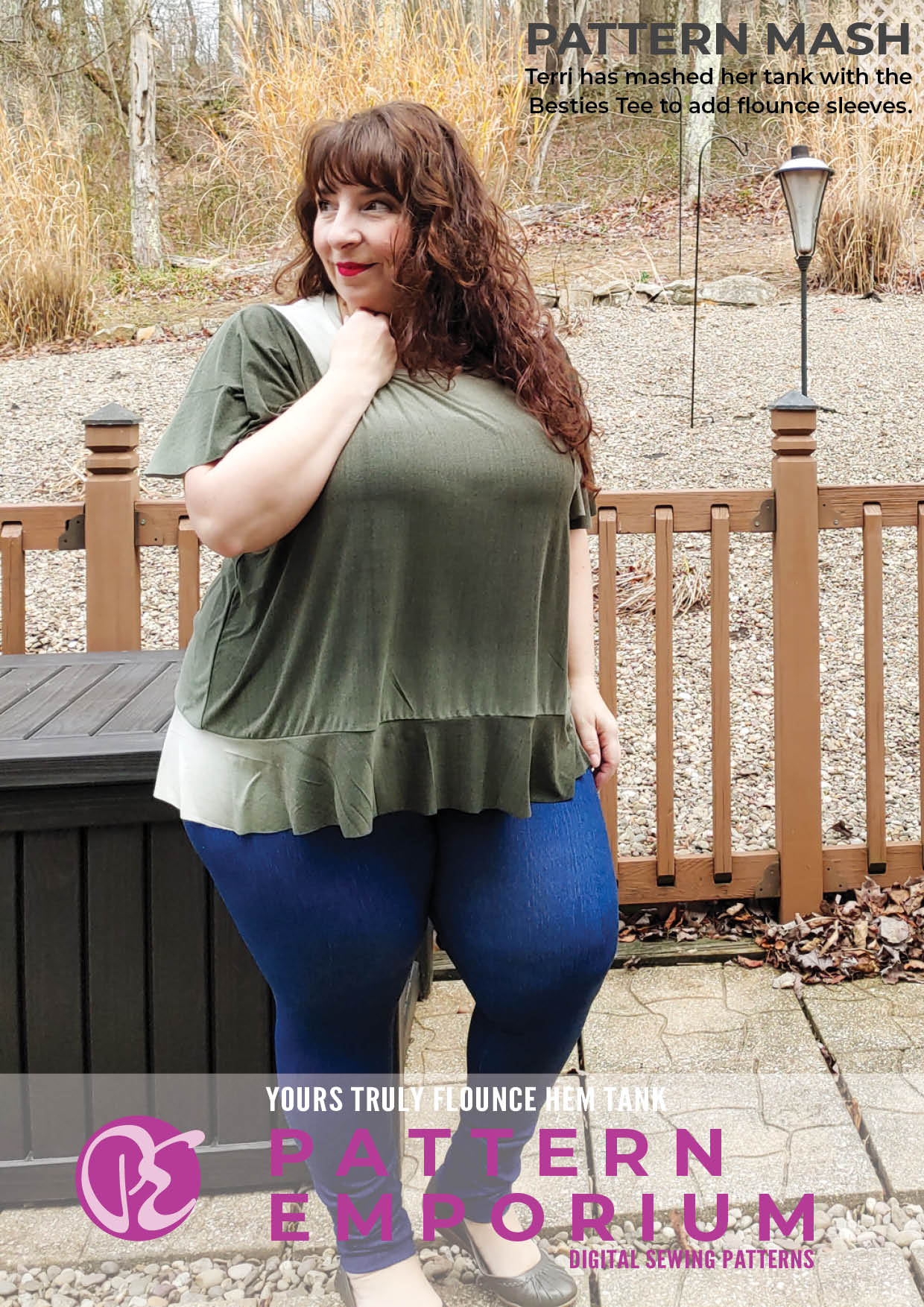 Yours Truly | Flounce Hem Tank PDF Sewing Pattern - Image 19