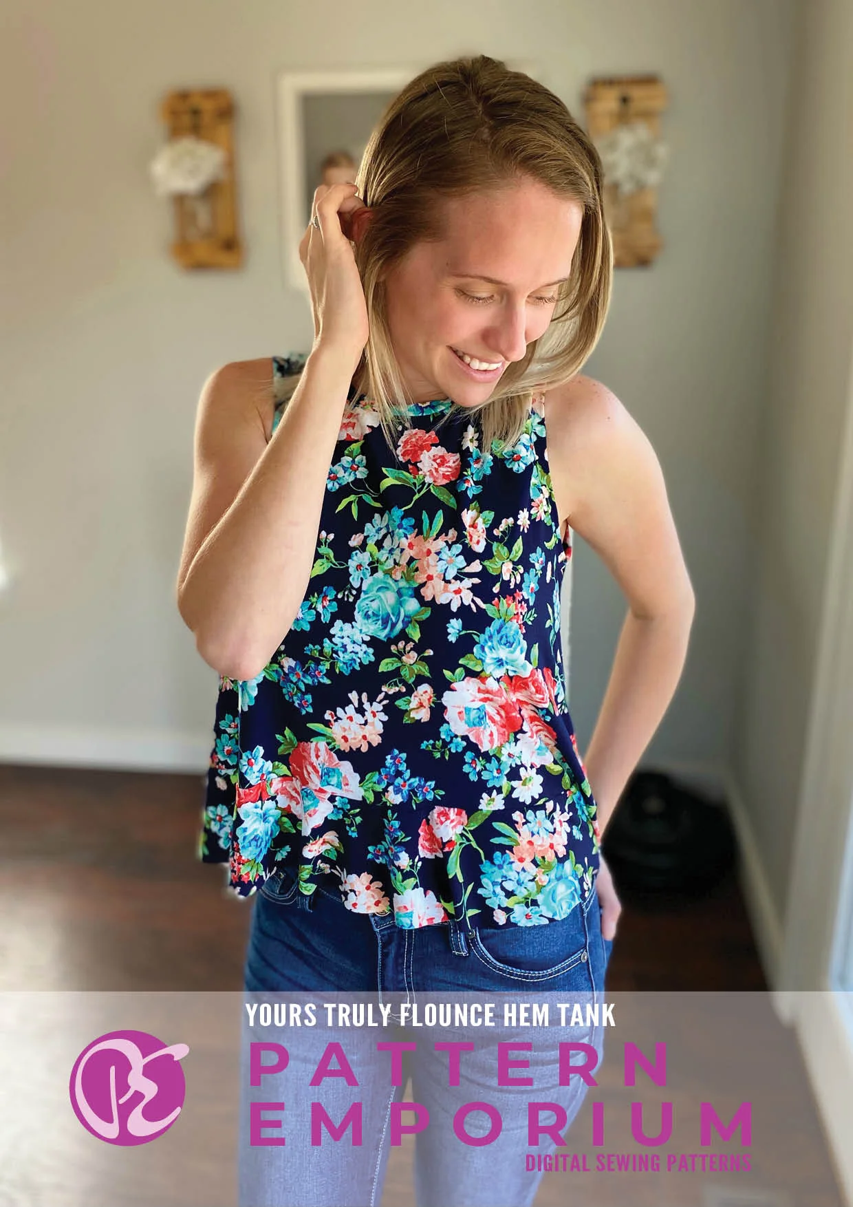 Yours Truly | Flounce Hem Tank PDF Sewing Pattern - Image 26