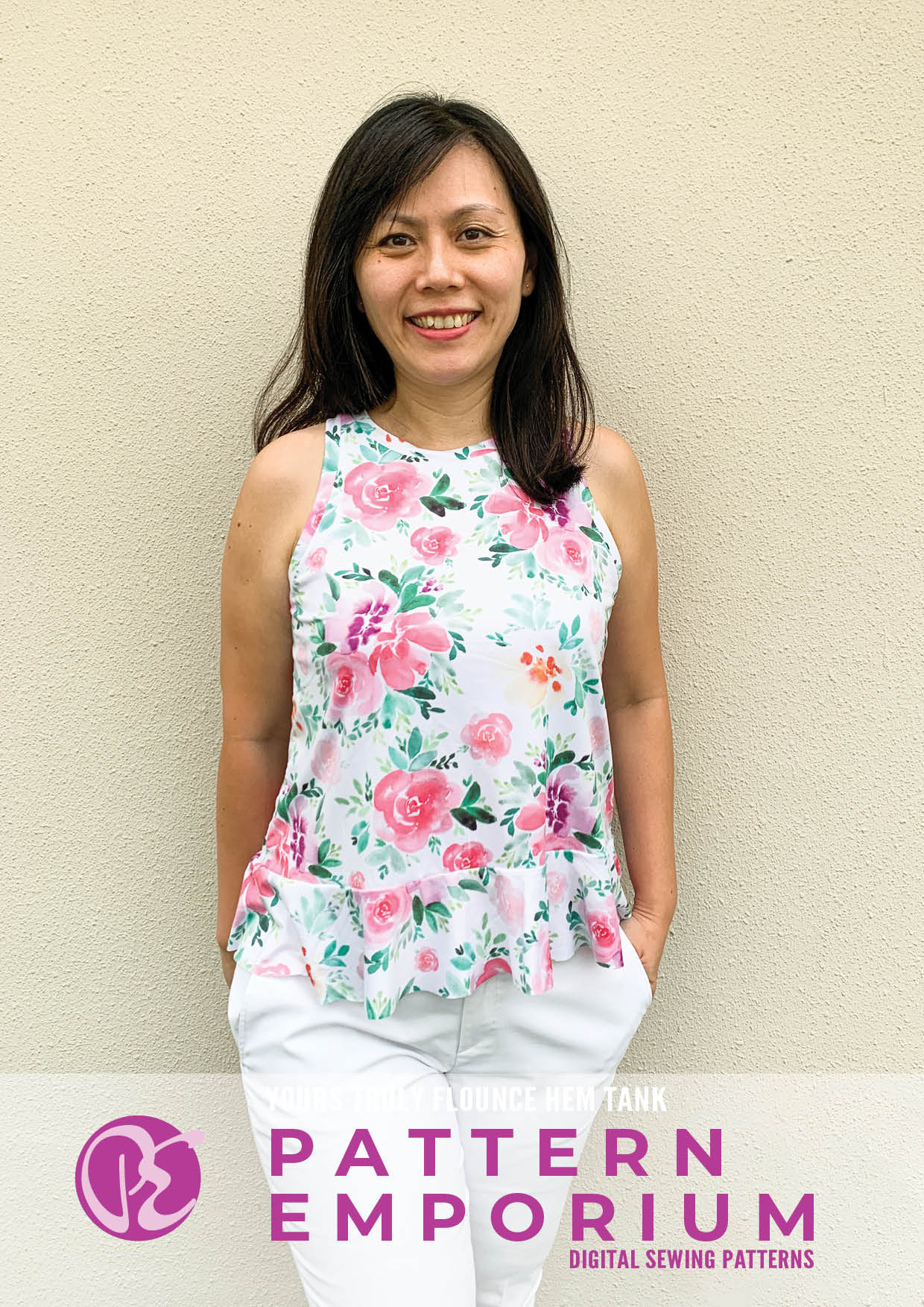 Yours Truly | Flounce Hem Tank PDF Sewing Pattern - Image 50